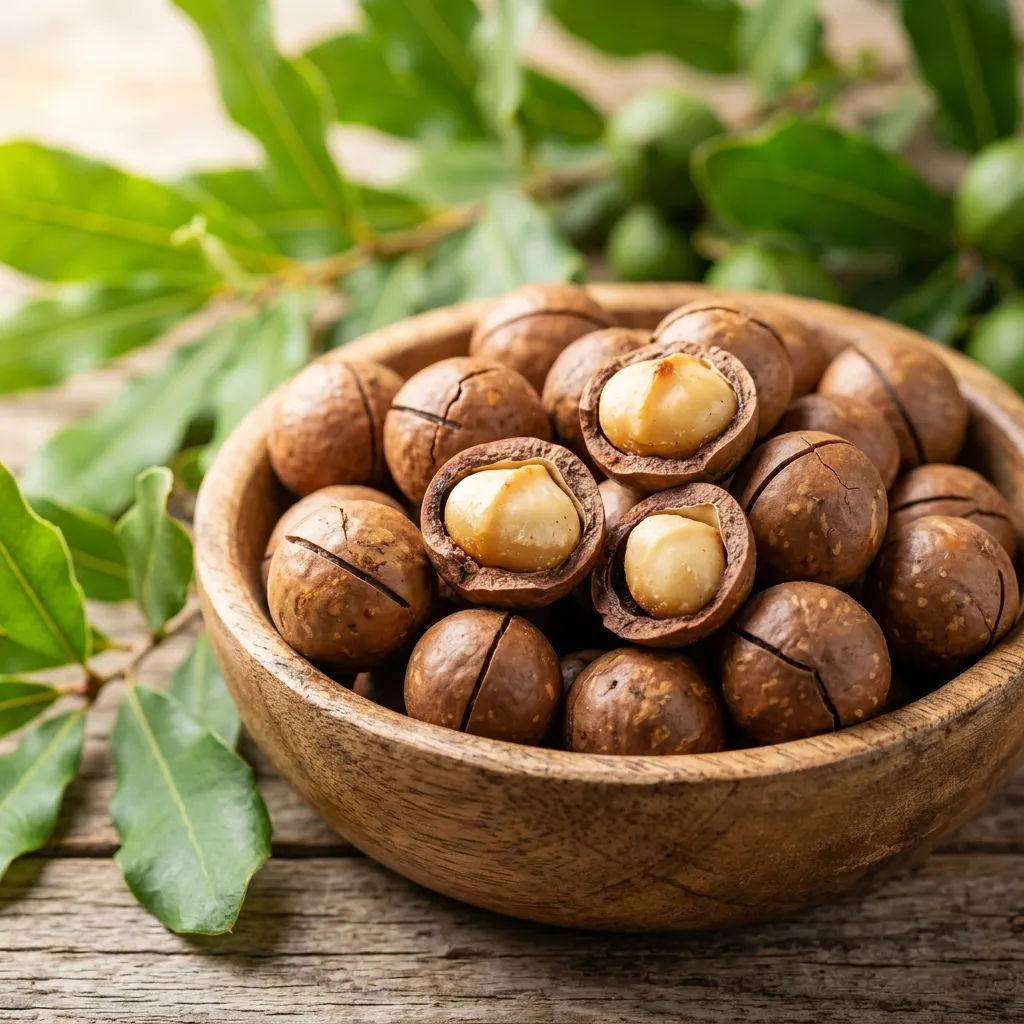 Macca Nứt Vỏ Tự Nhiên